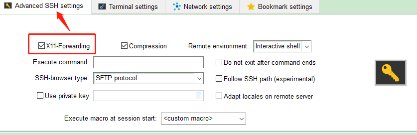 x11 forwarding