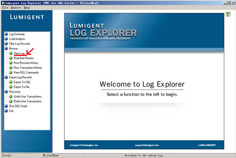 LOG EXPLORER FOR SQL SERVER 使用第4张